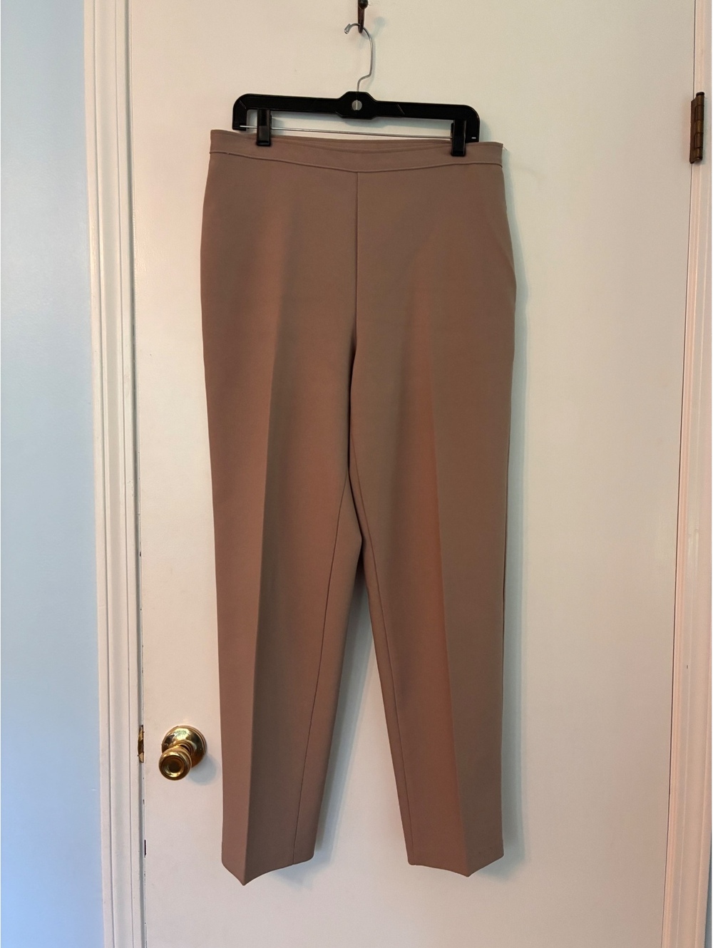 Vintage Levi’s Bend Over Taupe Pleated High Waist Trousers Size 12 USA